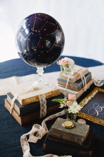 Astronomy Wedding Theme, Constellation Globe, Globe Wedding, Star Witch, Constellation Wedding, Star Themed Wedding, Aurora Wedding, Stars Wedding, Galaxy Wedding