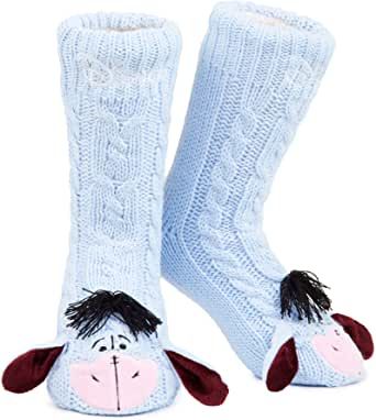 Disney Gifts For Adults, Gifts For Work Colleagues, Disney Socks, Socks Gifts, Disney Eeyore, Slippers Socks, Socks Cute, Fluffy Socks, Non Slip Socks