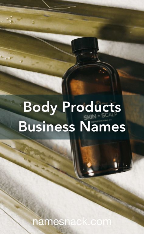 10 unique and catchy body products business name ideas. Brand Name Ideas For Skin Care, Beauty Product Name Ideas, Beauty Products Name Ideas, Apothecary Business Names, Product Names Ideas, Skincare Brand Name Ideas, Business Name Ideas Catchy Beauty, Skin Care Packaging Ideas, Cosmetics Names Ideas