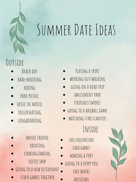 Summer Date Ideas, Creative Date Night Ideas, Cheap Date Ideas, Outdoor Date, Romantic Date Night Ideas, Marriage Material, Creative Dates, Birthday Gifts For Boyfriend Diy, Cute Date Ideas