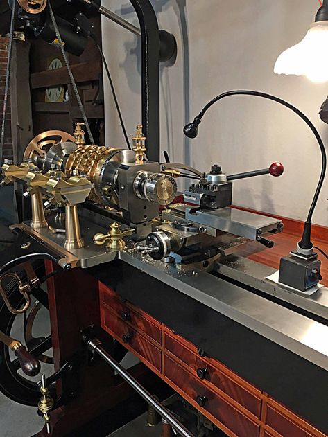 M.A.David.E Lathe | MADE Ornamental Rose Engine Engine Lathe, Physical Manifestation, Diy Lathe, Small Lathe, Woodturning Tools, Engineering Tools, Metal Lathe, Lathe Projects, Machining Metal