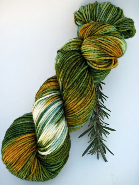 hand dyed yarn hand painted yarn by WeeChickadeeWoolery on Etsy Hand Dyed Yarn Inspiration, Handdyed Yarn, Artisan Yarn, Hand Painted Yarn, Yarn Inspiration, Spinning Yarn, Yarn Stash, Hand Dyed Wool, Handspun Yarn