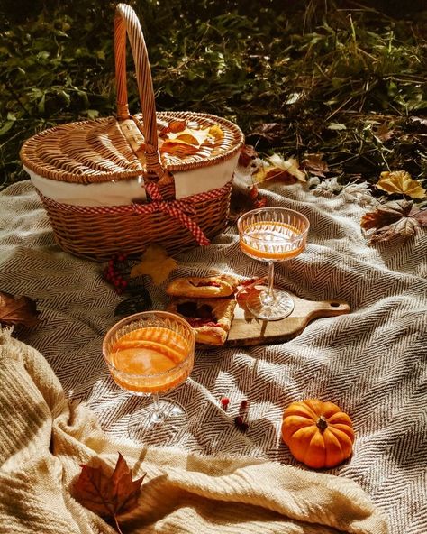 Fall Aesthetic Picnic, Fall Picknick Aesthetic, Fall Themed Picnic, Autumn Cottagecore Aesthetic, Fall Birthday Aesthetic, Autumn Picnic Aesthetic, Autumnal Cottagecore, October Picnic, Fall Picnic Food Ideas