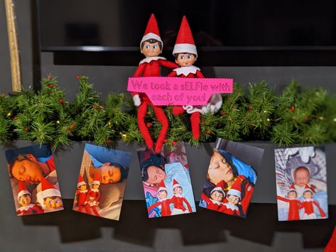 Elf Selfie With Kid, Kindness Elf, Kindness Elves, Elf Fun, Elf Ideas, Shelf Ideas, A Shelf, The Elf, Tis The Season