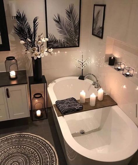 Nicole Gates Soaking Tub Decor, Garden Tub Ideas, Nicole Gates, Tub Decor, Serene Bathroom, Bathtub Decor, Tub Ideas, Restroom Decor, Future Apartment Decor