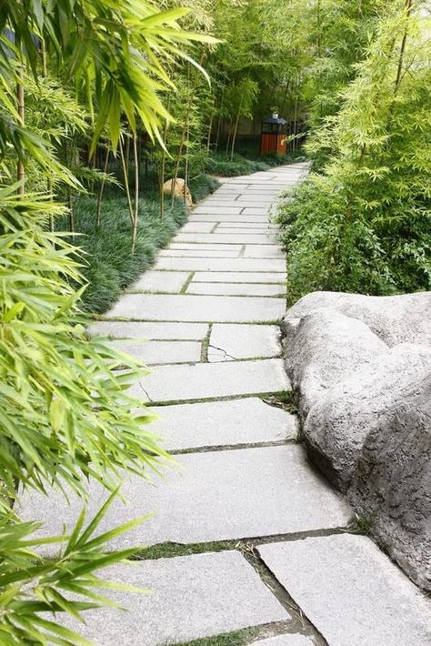 35 Enchanting Garden Walkways That Pave Your Way To Outdoor Beauty Flagstone Garden Path, Pebble Walkway Pathways, Stone Pathways Ideas Walkways, Entry Pathway, Stone Walkways, Concrete Pathway, Flagstone Pathway, Pathway Ideas, Stone Garden Paths