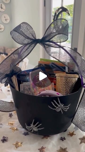 Dollar Tree on Instagram: "🎃👻 Get ready for Halloween with the cutest Boo Baskets using supplies from Dollar Tree! 🧡🖤 Thanks to @TheMamaNotes for the inspo & easy DIY.
.
.
.
.
📸: @TheMamaNotes
#DollarTree #DollarTreeFinds #DIYHalloween #DollarTreeFinds #BooBaskets" You’ve Been Booed Dollar Tree, Dollar Tree Boo Basket, Boo Basket Ideas, Boo Baskets, Get Ready For Halloween, Boo Basket, Dollar Tree Finds, Ready For Halloween, Halloween Diy