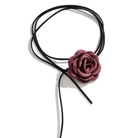 PRICES MAY VARY. Velvet Rose flower Choker: Different flower colors available, you can choose a variety of color flower necklace at once, use it with different styles of clothing, fashion elegant design to add playful and feminine, popular with women and girls. Material: The flower choker necklace are made of environmentally friendly velvet and high quality cloth, durable and lightweight, comfortable to wear. The exquisite workmanship of big flower design makes you looks more charming. Size: Flo Rose Choker, Flower Choker Necklace, Beautiful Chokers, Y2k Accessories, Rose Applique, Bridal Choker, Black Choker Necklace, Cotton Flower, Flower Choker