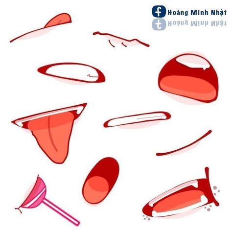 Anime Mouth Drawing, Anime Mouth, Sejarah Asia, Anime Mouths, Mouth Drawing, Body Base Drawing, Hand Drawing Reference, Emoji Art, Lips Drawing