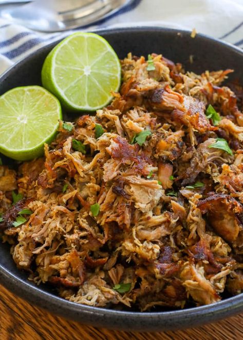 Pork Roast Tacos Crock Pots, Boneless Pork Butts In The Crock Pot, Carnitas Pork Loin, Pork Loin Recipes Mexican, Pork Loin Carnitas, Crockpot Carnitas Recipes, Carnitas Recipes, Carnitas Crockpot, Crockpot Carnitas