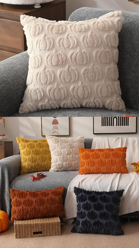 These 18x18" pillow covers are made of soft, high-quality polyester with a hidden zipper for an elegant look. Set of 2, covers only (no insert). Perfect for living rooms, bedrooms, cars, and patios, they add a cozy autumn touch. Easy to put on and machine washable. Great gift for family and friends! Fall Pillow Covers, Fall Pillow, 18x18 Pillow Cover, Fall Pillow Cover, 18x18 Pillow, Couch Decor, Couch Cushion, Fall Pillows, Couch Cushions