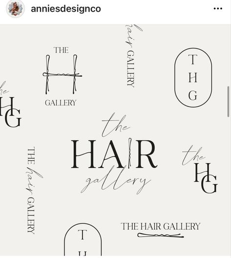 Logo Design Hair Salon, Hair Salon Design Logo, Hairdresser Logo Design, Hair Salon Logo Design, Salon Decor Studio, Hairstylist Marketing, Hair Captions, Gallery Logo, Mood 2024