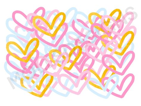 Preppy Pink Gold and Blue Heart Abstract digital Download | Etsy Preppy Desktop, Prints Preppy, Preppy Wall Collage, Valentines Day Wallpaper, Heart Abstract, Preppy Prints, Preppy Wall Art, Day Wallpaper, Cute Laptop Wallpaper