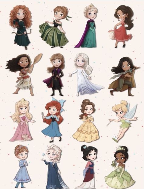 Disney Character Drawings, Cute Disney Characters, Foto Disney, Image Princesse Disney, Disney Drawings Sketches, Disney Princess Artwork, Kawaii Disney, Disney Princesses And Princes, All Disney Princesses