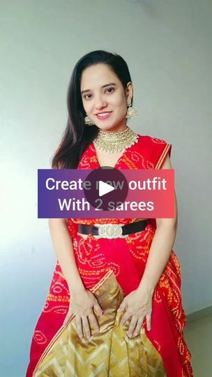 637K views · 8.6K reactions | New outfit idea from two sarees 😍

Tags
Restyle clothes , lengha hacks, anarkali suit hacks, dupatta hacks , use old clothes, new style , traditional wear, diwali outfit ideas , wedding outfit ideas, fashion trends, fashion tips

#fashiontips #lehngahack #dupattahacks #lehngastyling #diwalioutfitideas #weddingoutfitideas #restyling #restyle | Chandni Thakkar | Arijit Singh, Shreyas Puranik, Siddharth-Garima · Satranga (From "ANIMAL") Dupatta Hacks, Diwali Outfit Ideas, Outfit Ideas Wedding, Restyle Clothes, Wedding Outfit Ideas, Diwali Outfit, Diwali Outfits, Arijit Singh, Anarkali Suit