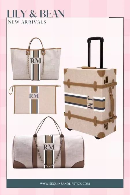 Lily and bean new arrivals. Luggage and bags for your next trip. Cute luggage you need for your next vacation. Travel inspo with stylish luggage sets. Lily And Bean, Luggage Aesthetic, Cute Luggage, Stylish Luggage, Aesthetic Travel, Luggage Sets, Vacation Travel, Travel Inspo, Holiday Ideas