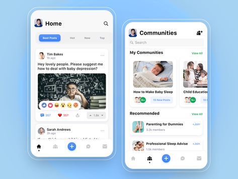 Forum App Design, Community Ui Design, Community App Design, Community Ui, Social Media App Design, Social Media App Ui, Social App Design, Community App, Mobile App Ui Design