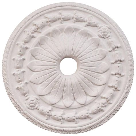 "Santa Maria" Plaster Ceiling Medallions Medallion Ceiling, Plaster Chandelier, Salvaged Decor, French Chandelier, Plaster Ceiling, Metal Wall Light, Metal Pendant Light, Ceiling Medallion, Ceiling Medallions