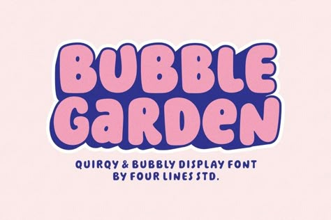 Introducing “Bubble Garden” Font – Where Whimsy Meets Readability! Bubbling with Charm: “Bubble Garden” captures the essence of joy and creativity. Its rounded, bubble-inspired letters are like a burst of laughter on your screen or paper. Whether it’s for party invitations, children’s books, social media content, posters, sticker, thubnail or anything that needs a dose […] The post Bubble Garden Fo... Cursive Letters Font, Font Wallpaper, Garden Font, Bubble Letter Fonts, Font Bubble, Bubble Font, Groovy Font, Kid Fonts, Online Fonts