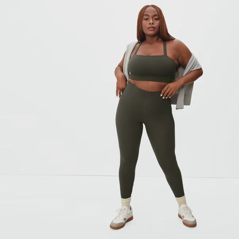 Women’s Perform Sculpt Legging | Everlane Forest Dark Green, Dark Green Leggings, High Waisted Black Leggings, Athleisure Leggings, Athleisure Women, Green Leggings, Wide Leg Cropped Pants, Performance Leggings, Ankle Leggings