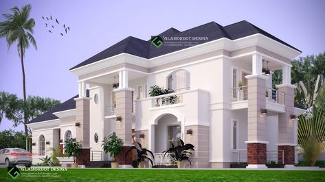 Bungalow With Penthouse, 4 Bedroom Bungalow, Modern Bungalow House Plans, House Fence, Bedroom Bungalow, Kerala House, Bungalow Style House Plans, Corner Piece, Classical House