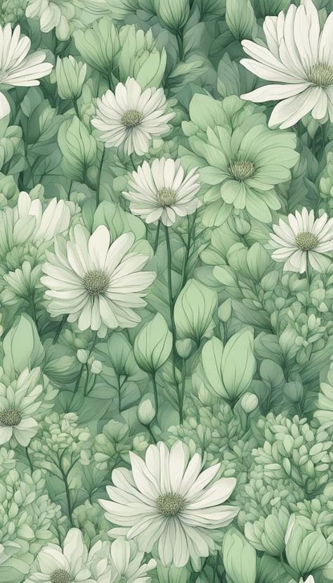 Pastel Green Flowers Aesthetic, White And Green Aesthetic Background, Light Green Aesthetic Wallpaper Iphone, Light Green Aesthetic Wallpaper Pastel, Aesthetic Green Posters, Light Green Background Wallpapers, Mint Green Room Aesthetic, Cute Sage Green Wallpapers, Green Backgrounds Aesthetic