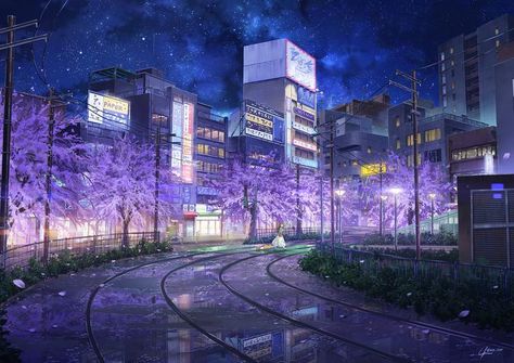 Imgur: The magic of the Internet Street Background, Casa Anime, Anime Places, Night Street, Anime City, Ligne Claire, Scenery Background, Anime Backgrounds, Anime Backgrounds Wallpapers