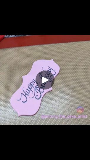 7.7K views · 56 reactions | Hiw to make a name tage with fondant in easy way / fondant tag
.
.
.
Hi this is the very easy way to make tag
.
.
.
#fondant
#fondant
#fondanttag
#fondantdoll
#fondantfigurine
#caketopper
#cake
#cakes
#cakeart
#cakeartist
#cakedesign
#cakedecorating
#birthdaycake
#weddingcake
#gumpaste
#modellingchocolate | Antony Bidesh | Dhvani Bhanushali, Shloke Lal · Thank You God Dhvani Bhanushali, Modelling Chocolate, Thank You God, Gum Paste, Cake Art, A Name, Cake Toppers, Fondant, Wedding Cakes