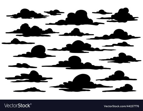 Cloud Vector Illustration, Cloud Vector, Png Images, Design Elements, White Background, Vector Images, Vector Free, Vector Illustration, Illustrator