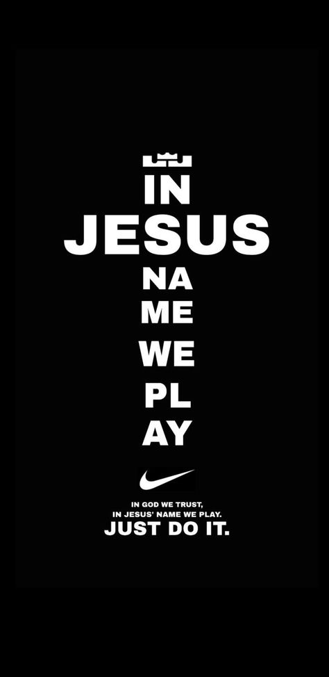 Basketball Christian Wallpaper, Otf Wallpapers, Nike Prints, Bible Quotes Healing, Just Do It Wallpapers, Bible Quotes Background, Christian Quotes Scriptures, Athlete Quotes, Worship Lyrics