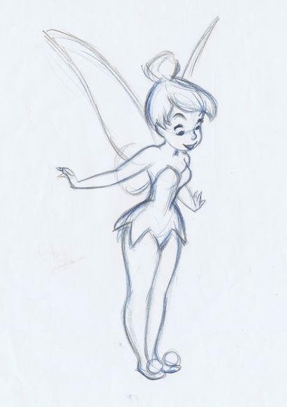 Disney Drawings Sketches, Disney Art Drawings, Disney Sketches, Disney Tattoos, Disney Movie, Tinker Bell, Disney Drawings, A Drawing, Disney Magic