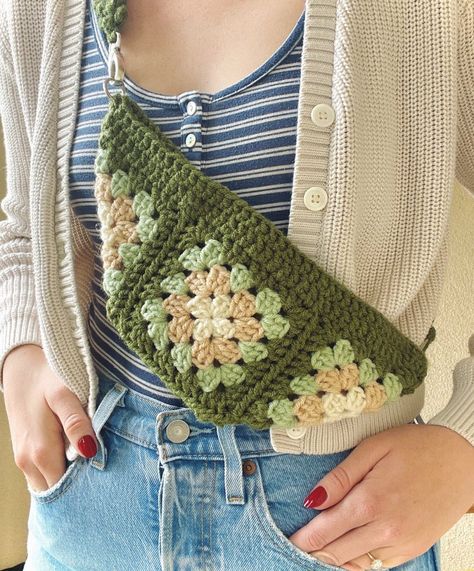 Tote Crochet, Granny Square Haken, Crochet Bobble, Crochet Belt, Crossbody Bag Pattern, Accessories Crochet, Free Crochet Bag, Crochet Bag Pattern Free, Bag Pattern Free