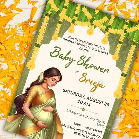 👶✨ Celebrate the Miracle of New Life! ✨🌸Introducing our adorable baby shower or Seemantham invite template! 🎉💖 Download now and let the countdown to cuddles and cuteness begin! Click on the link in bio to shop! #indianbabyshower #indianbabyshowerinvitations #indianbabyshowerceremony #seemantham #seemanthaminvitation #seemanthaminvite #sreemantham #sreemanthaminvitation #sreemanthaminvite #seemanthamceremony #godhbharaiceremony #godhbharaifunction😚 #godhbharaiinvite Sreemantham Invitation Card, Baby Shower Invitation Cards Indian, Sreemantham Invitation, Indian Baby Shower Invitations, Baby Shower Invitations Templates, Indian Baby Showers, Maternity Photography Poses Couple, Poses Couple, Indian Baby