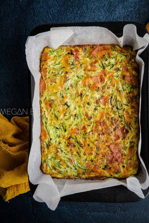 Keto Zucchini Slice, Recipes Without Carbs, Dairy Free Zucchini Recipes, Sliced Zucchini Recipes, Gluten Free Zucchini Slice, Easy Zucchini Slice, Vegan Zucchini Recipes, Zucchini Tart, Recipe For Zucchini