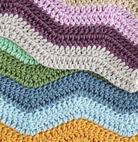 Soft Ripple Pattern - CrochetObjet Punto Zig Zag Crochet, Crochet Wave Pattern, Ripple Stitch Crochet, Wave Blanket, Crochet Ripple Afghan Pattern, Ripple Afghan Pattern, Chevron Crochet Patterns, Ripple Crochet, Crochet Throws