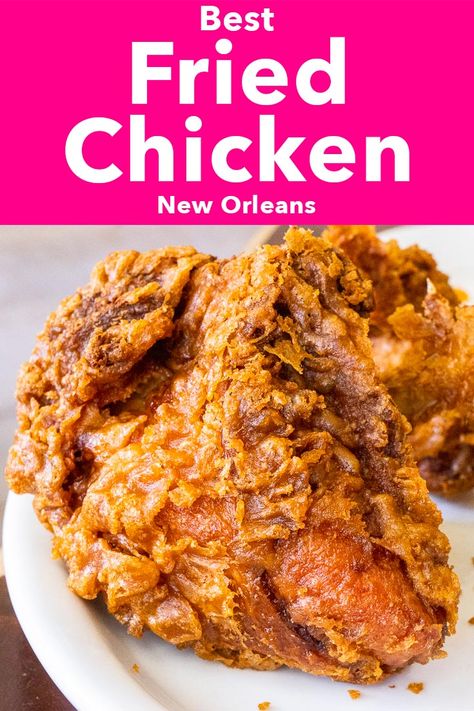 See why Willie Mae's Scotch House in New Orleans has America's best fried chicken. | best fried chicken in New Orleans | best fried chicken in America | treme restaurant | willie mae Willie Mays Fried Chicken Recipe, Creole Fried Chicken, New Orleans Chicken Recipes, New Orleans Fried Chicken, Louisiana Fried Chicken Recipe, New Orleans Thanksgiving, New Orleans Chicken, Louisiana Fried Chicken, Cajun Meals