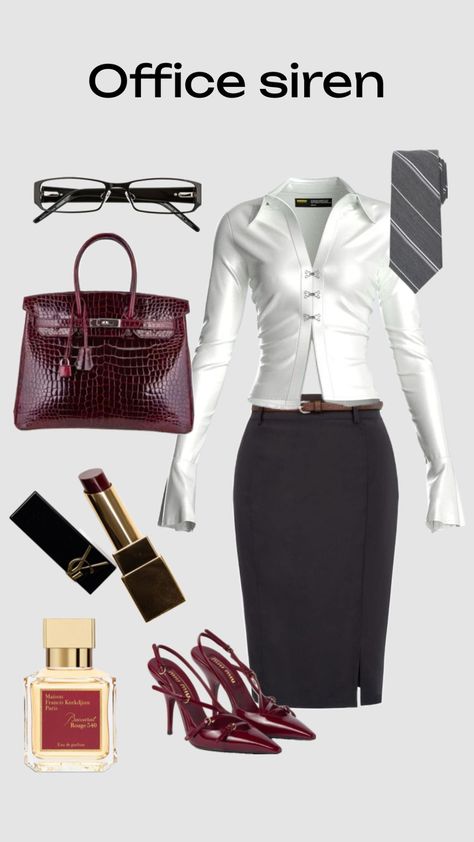 Lawyer Outfit Aesthetic, Bank Outfits Work, Work Siren, Female Lawyer Outfit, Lawyer Fits, Lawyer Outfits, Cute Professional Outfits, Office Siren, Venus Fashion