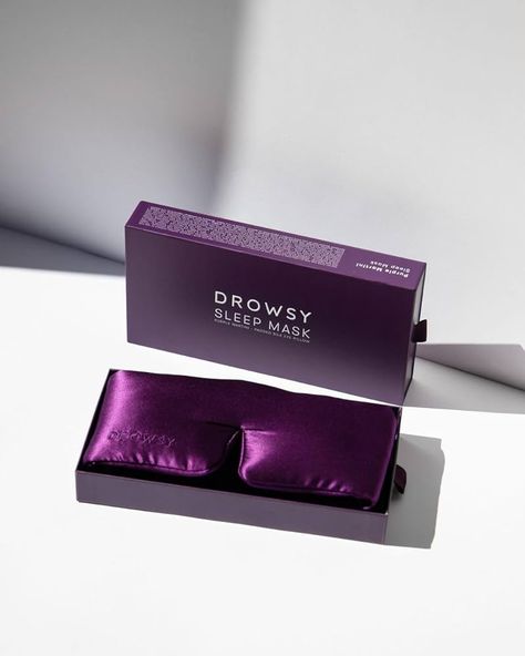 Amazon.com: DROWSY Silk Sleep Mask. Face-Hugging, Padded Silk Cocoon for Luxury Sleep in Total Darkness. (Tuscan Kiss) : Health & Household Purple Martini, Luxury Sleep, Silk Cocoon, Total Darkness, Comfy Vibes, Hair Protection, Silk Mask, Silk Sleep Mask, Silk Eye Mask