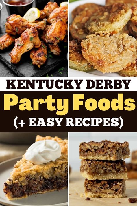 Kentucky Derby Appetizers, Kentucky Derby Desserts, Kentucky Hot Brown Sandwich, Derby Food, Kentucky Derby Food, Derby Party Food, Kentucky Derby Party Food, Party Food Recipes, Mexican Food Dishes