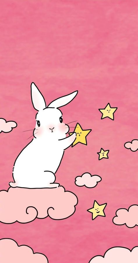 White Rabbit Wallpaper, Bunny Aesthetic Wallpaper, Pet Wallpaper, Wallpaper Sanrio, Aesthetic Wallpaper Iphone, Cocoppa Wallpaper, Bunny Wallpaper, Cute Desktop Wallpaper, Wallpaper Cute