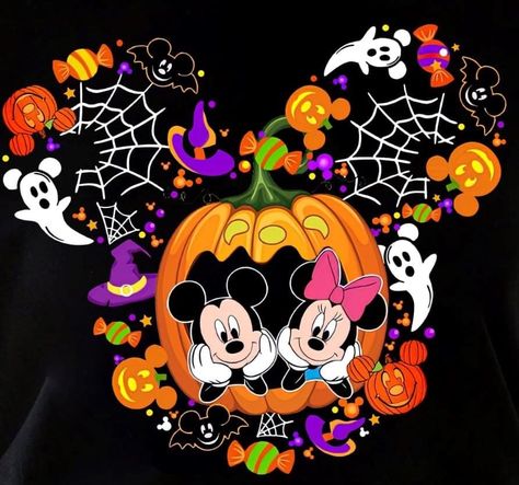 Disney Halloween Png, Disney Wallpaper Halloween, Mickey Halloween Wallpaper, Mickey Mouse Halloween Wallpaper, Disney Halloween Wallpaper, Happy Halloween Disney, Mickey And Minnie Halloween, Halloween Coffee Bar, Halloween Mickey Mouse