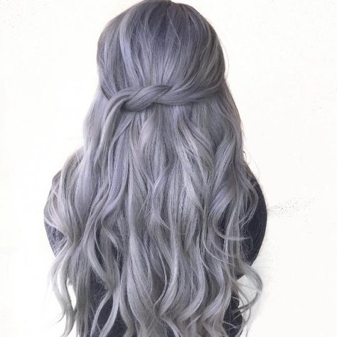 Ash Gray Hair Color Ideas & Formulas | Wella Professionals Ash Grey Hair Color, Metallic Hair Color, Silver Hair Color Ideas, Ash Gray Hair Color, Teal Hair Color, Ash Grey Hair, Highlight Ideas, Ash Brown Hair Color, Hair Color Options