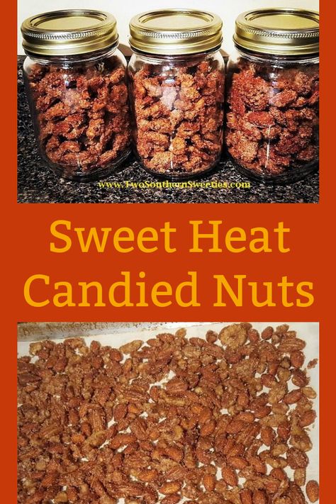 Glazed Nuts Recipe, Spicy Pecans Recipe, Spicy Walnuts, Candied Nuts Recipe, Spiced Nuts Recipe, Flavored Nuts, Spicy Almonds, Spicy Candy, Spicy Nuts