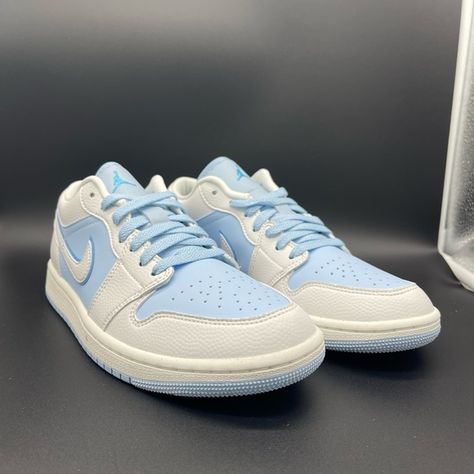 Wmns Air Jordan 1 Low SE 'Reverse Ice Blue' Size 6W / 4.5Y New
w Box DV1299-104 Jordan 1 Mid White, Wmns Air Jordan 1, Jordan 11 Retro Low, Womens Air Jordans, Air Jordan 3 Retro, Jordan 12 Retro, Womens Jordans, Jordan 11 Retro, Hype Shoes