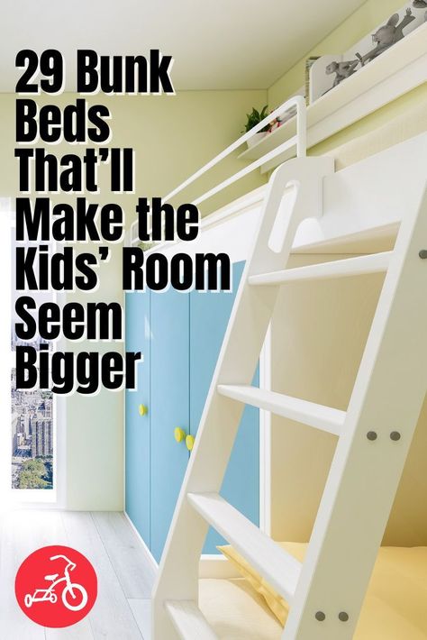 Small Bedroom Bunk Bed, Kids Bunk Bed Rooms, Kids Bedroom Bunk Bed, Boys Bedroom Bunk Beds, Small Kids Playroom, Beds With Stairs, Bunk Bed For Kids, Bunk Beds Small Room, Small Boys Bedrooms