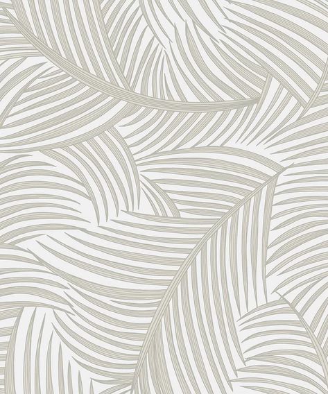 A fresh design featuring tropical palm leaves. This is a SelfAdhesive product designed to be repositionable and removable  full hanging instructions are supplied with the roll. Seen here in the Sea Salt beige colourway. Please note roll length is shorter than standard at 5.5m 18ft. Drops Patterns, Palm Fronds, Wallpaper Direct, Smooth Walls, Leaf Wallpaper, Prepasted Wallpaper, Burke Decor, The Drama, Fresh Design