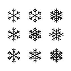 Simple snowflake icons Royalty Free Vector Image Snowflake Icon, Snowflake Silhouette, Minimal Tattoo Designs, Xmas Color, Snow Flake Tattoo, Snowflakes Drawing, Snowflake Images, Simple Snowflake, Winter Frost