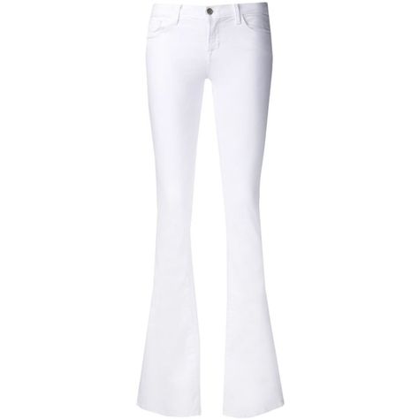 J Brand 'Martini' flare jeans ($190) ❤ liked on Polyvore featuring jeans, pants, white, flare jeans, zipper jeans, white flare jeans, flared jeans and j brand White Flare Jeans, White Flared Jeans, Jeans Flared, Denim Flare Jeans, Zipper Jeans, J Brand Jeans, Pants White, Jeans White, Denim Flares