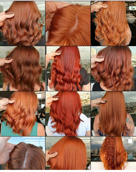 Cheveux Oranges, Hair Color Orange, Red Hair Inspo, Ginger Hair Color, Dyed Natural Hair, Copper Hair Color, Hair Color Auburn, Hair Dye Colors, Red Hair Color