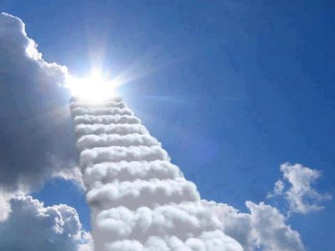 stairway to heaven Lode A Dio, Stairs To Heaven, Angel Clouds, Between Two Worlds, Spiritual Truth, Stairway To Heaven, 판타지 아트, The Other Side, Gods Love